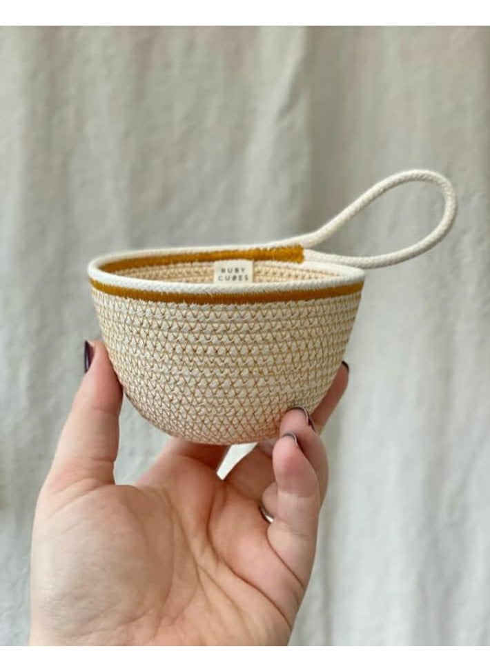 Generic - Tamanna Multi-Purpose Storage Basket Napkin Basket For Bathroom Living room & Kitchen Organiser box vanity box first aid box (10x5cm) - 1-097 - Image 1
