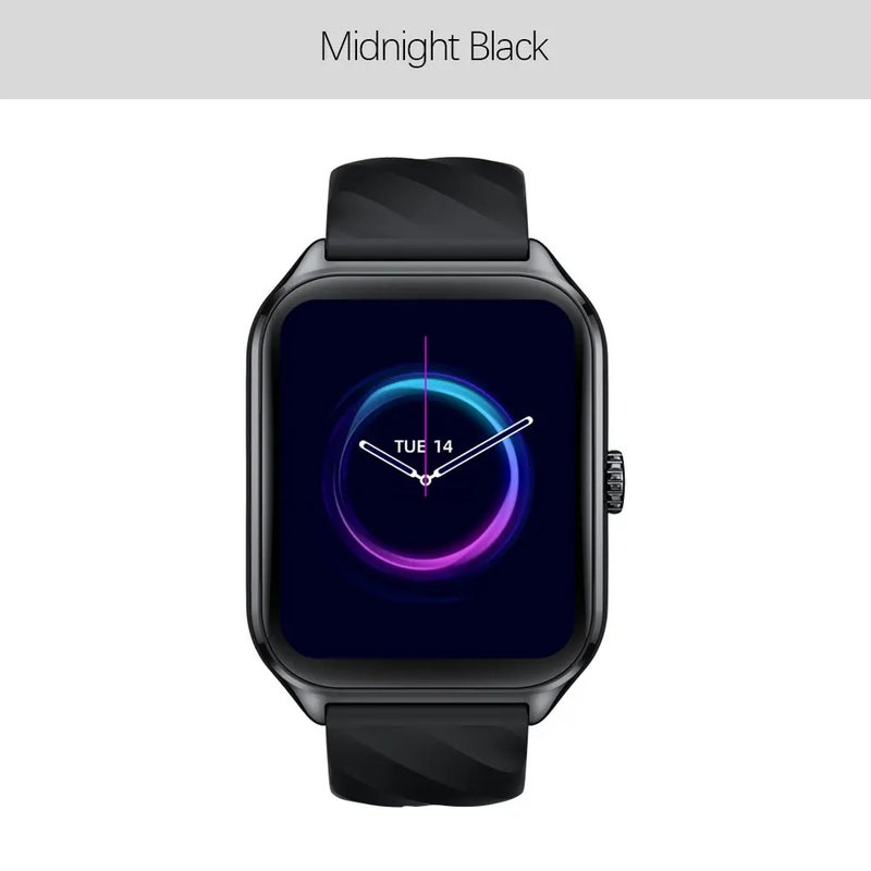 زيبليز ساعة ذكية Zeblaze GTS 4 Smart Watch 1.94" HD Amoled Display Voice Calling 100+ Sports Modes Heart Rate SpO2 Fitness Tracking Smartwatch, Midnight Black - Image 1