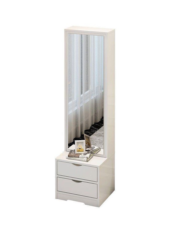 C&C Home - Multifunctional Dressing Mirror with 2 Drawers Storage Dressing Table 40 x 40 x 162 cm - Image 1