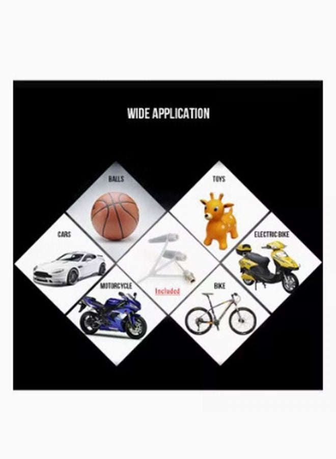 روك بو مضخة هواء للدراجة مع مقياس 170PSI - Image 3