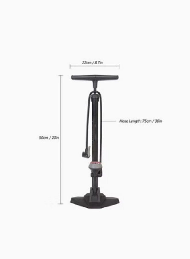 روك بو مضخة هواء للدراجة مع مقياس 170PSI - Image 4