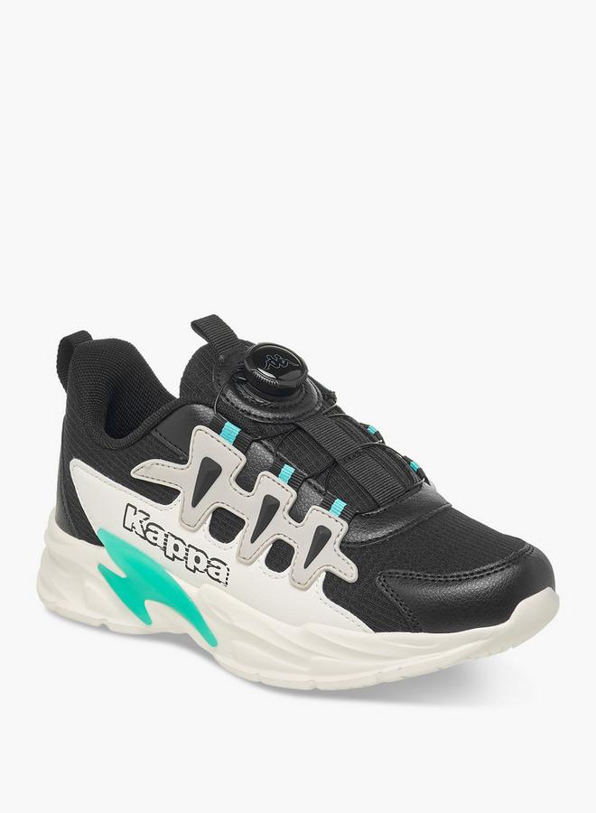 Kappa Boys Logo Print Rotating Buckle Sports Shoes - Image 2