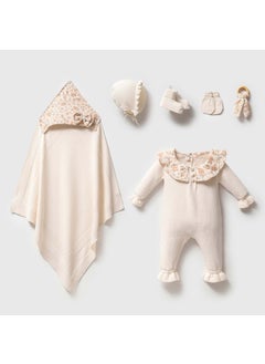 Girl 0-3 Months Monalisa 5 Set Cream