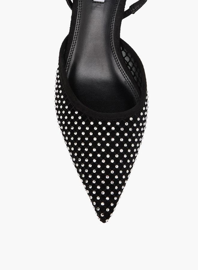 Elle Women Kitten Heel Slingback Shoes - Image 4