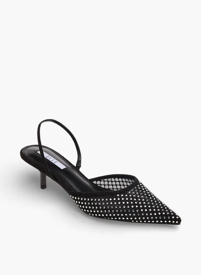 ELLE Elle Women Kitten Heel Slingback Shoes