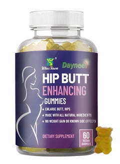 Winstown Hip Booster gummies, Natural Buttock Enlargement, Firming And Plump Hips Enhancement gummies, Buttocks Lifting Pills For Women,Dietary Supplement 60 gummies  - Image 1