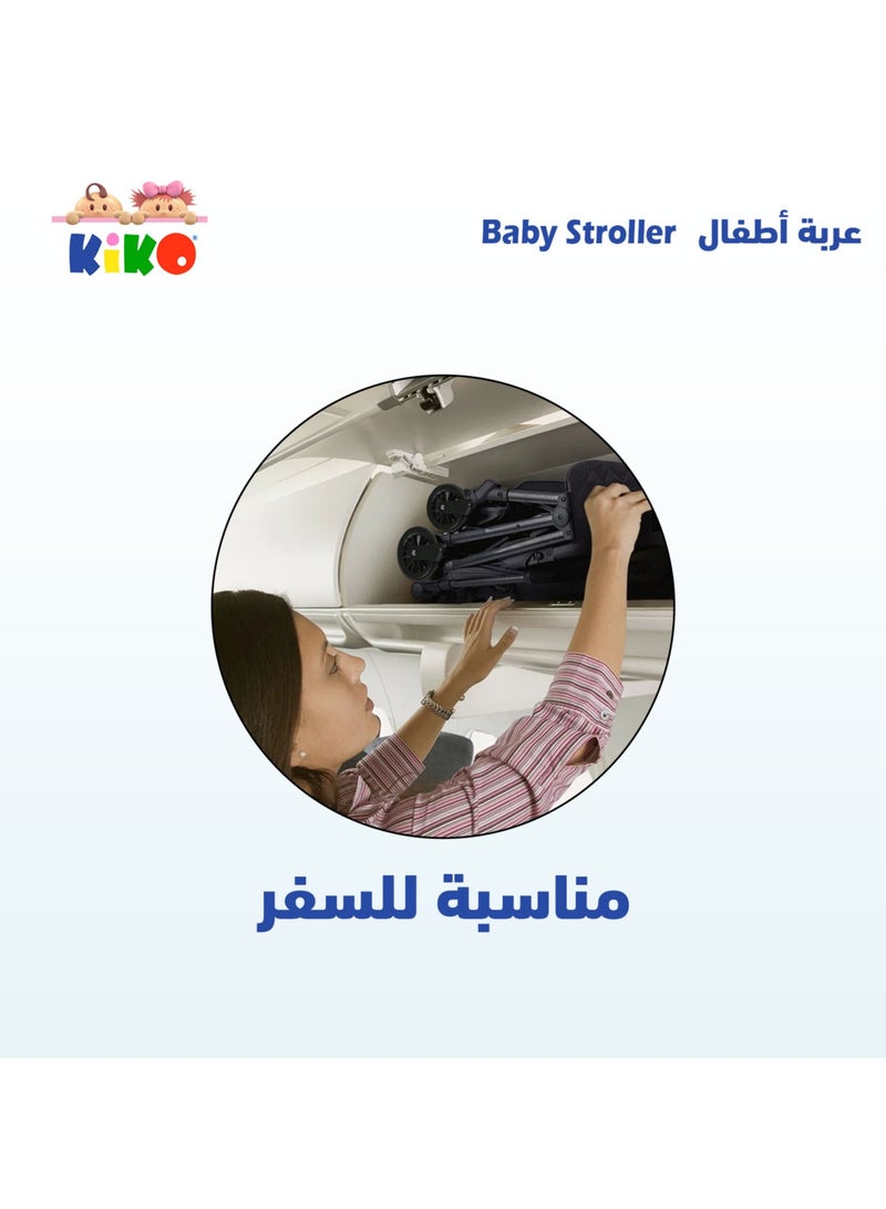 Kiko Travel Light Stroller 4 Wheels, 0 Months +, Pistachio - Image 3