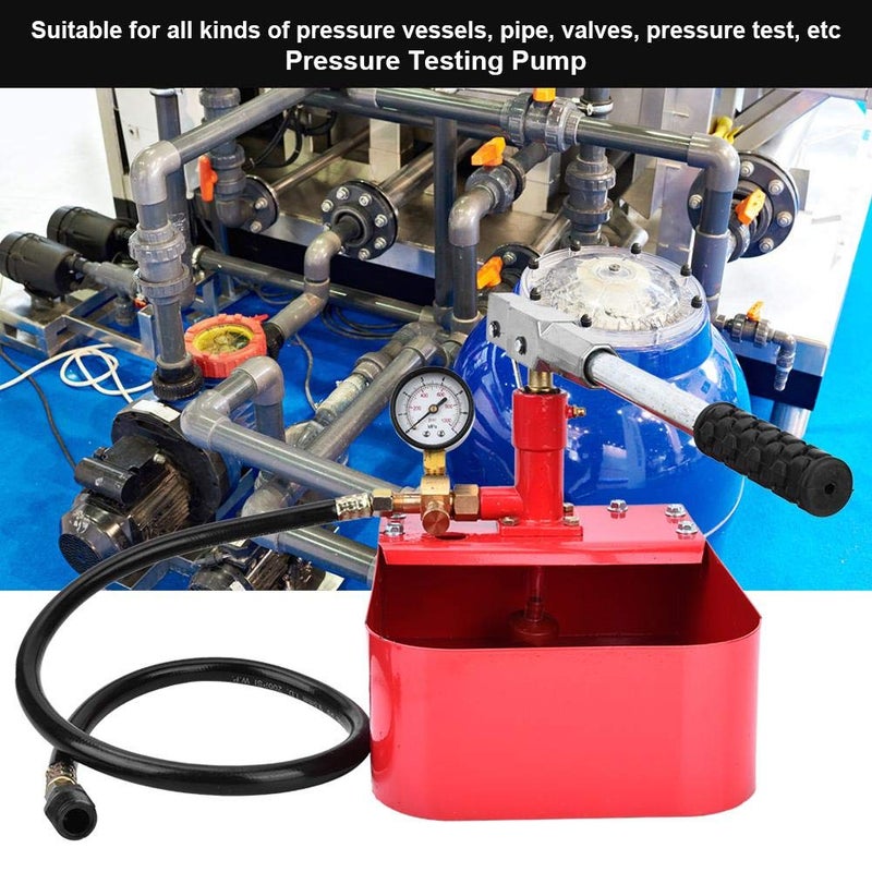 Jectse Pressure Test Pump,1000PSI / 7MPa Hydrostatic Hand Test Pump,Pressure Gauge,for Vessels, Pipes, valves, Rubber Fittings - Image 5