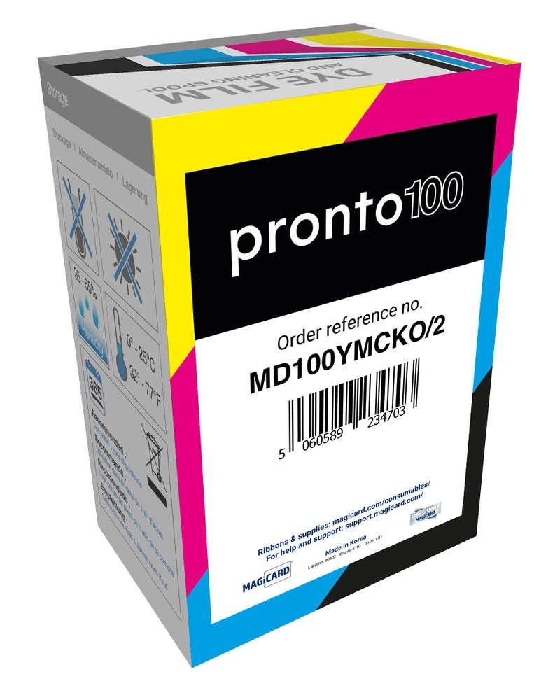 Magicard Pronto100 MD100YMCKO Ribbon with CardPresso Software - Image 4