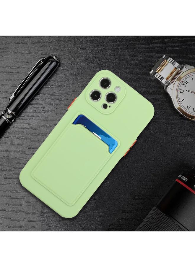 زبون جراب لهاتف iPhone 12 Pro بتصميم فتحة بطاقة، جراب واقٍ مقاوم للصدمات مصنوع من مادة TPU - Image 5