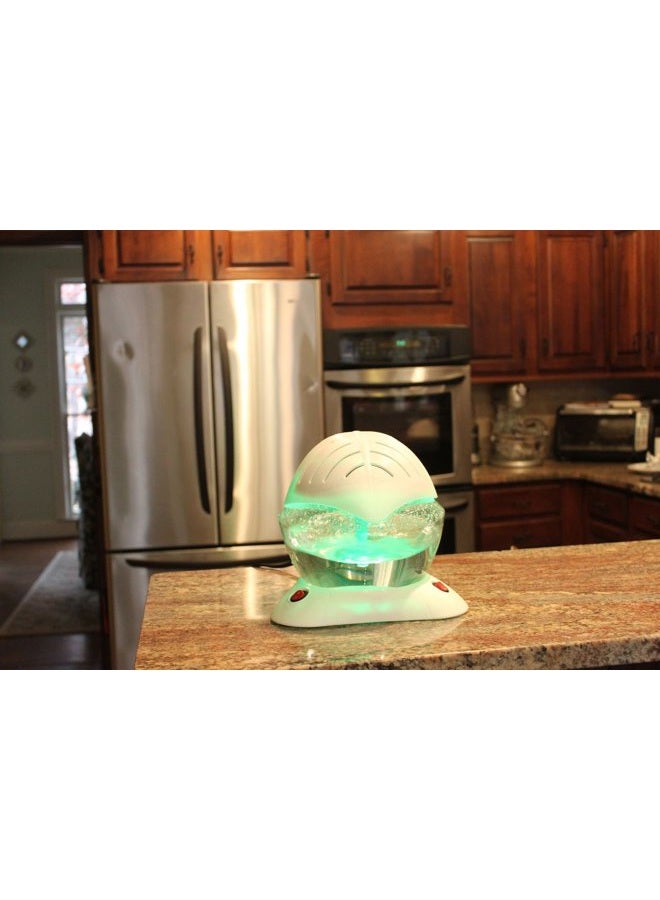 EcoGecko منظف هواء، مرطب، منشط مع 12 LED 7 ألوان - مع زيت اللافندر المضمن - Image 5
