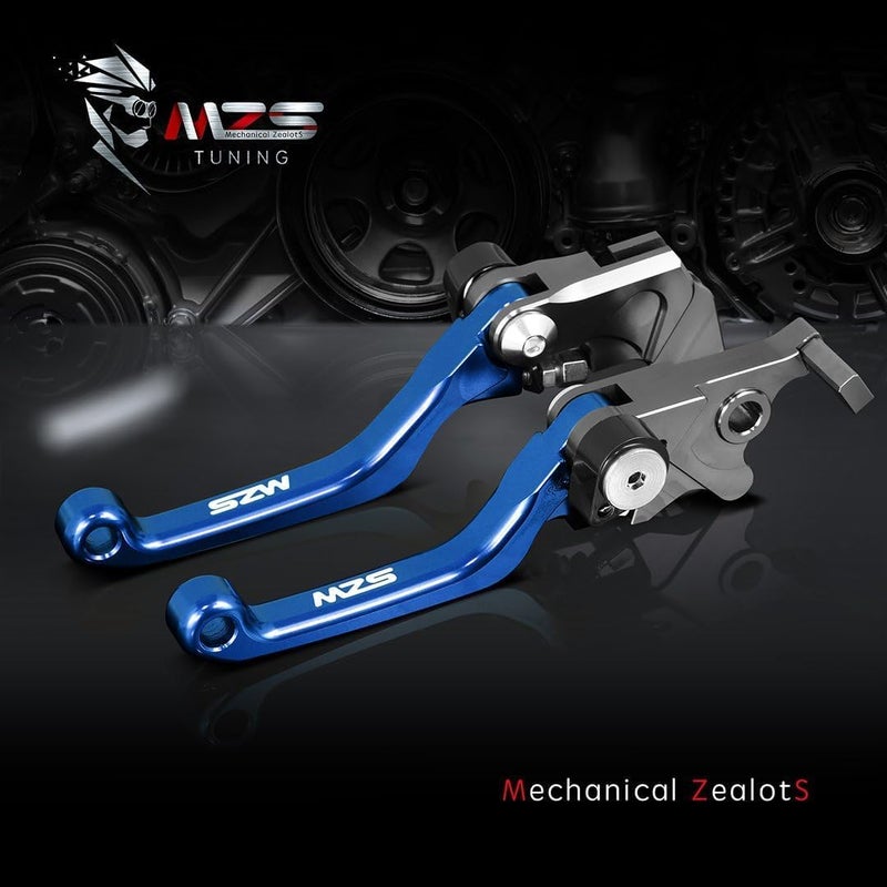 MZS CNC Blue Pivot Levers for YZ125 YZ250 YZ250F YZ426F YZ450F (2001-2007) - Image 4
