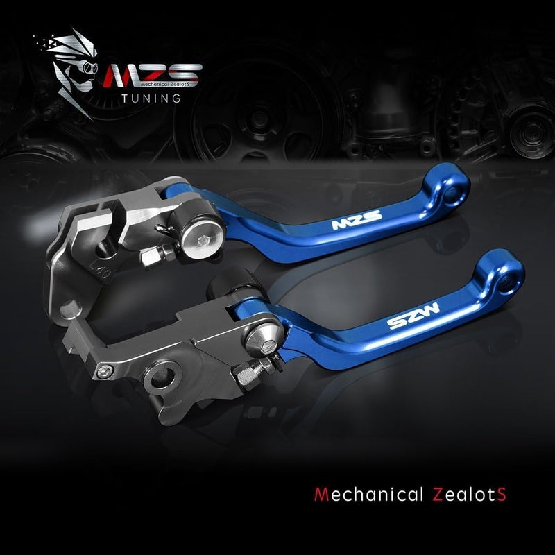 MZS CNC Blue Pivot Levers for YZ125 YZ250 YZ250F YZ426F YZ450F (2001-2007) - Image 5