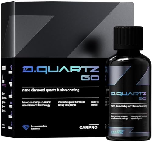 CARPRO DQUARTZ GO Nano Diamond Quartz Fusion Coating Ceramic Coating for Cars ProfessionalGrade Coating in DIY Package Increase Surface Hardness 50ml Kit - Image 1