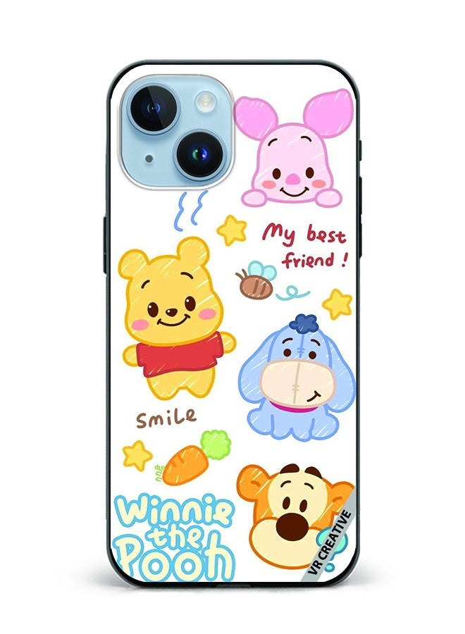 VR CREATIVE Protective Case Cover For Apple iPhone 15 My Best Friend Design Multicolour - Image 1