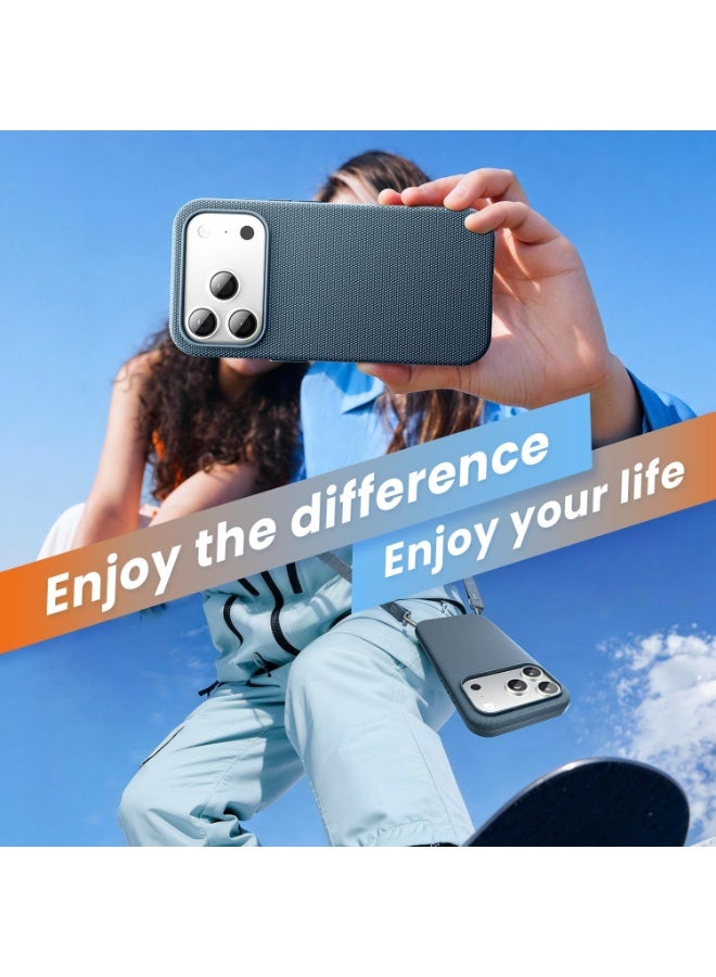 لـ iPhone 17 Pro max حافظة TechWoven مع MagSafe - الأزرق - Image 5