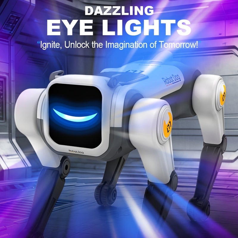 2.4GHz Enchanted Trick Robot Dog - Smart Coding, Acrobatic Moves, Voice Activation, Lights &  Music - Image 3