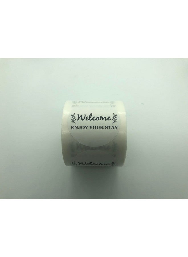 Besttile Welcome Hotel Guest Stickers2 Inch Hotel Key Card Envelope Seals500 Pcs Per Roll - Image 5