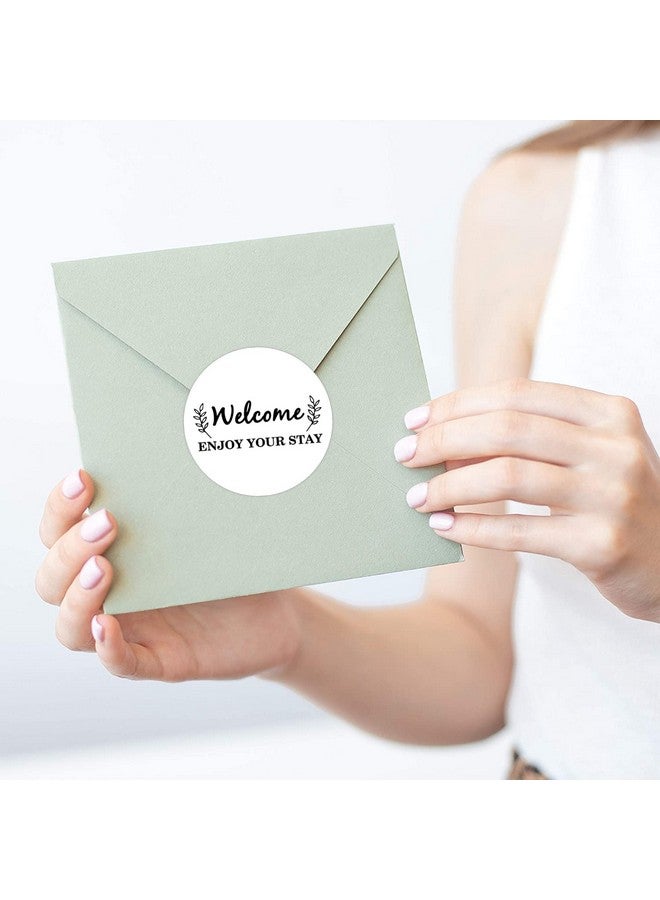 Besttile Welcome Hotel Guest Stickers2 Inch Hotel Key Card Envelope Seals500 Pcs Per Roll - Image 2