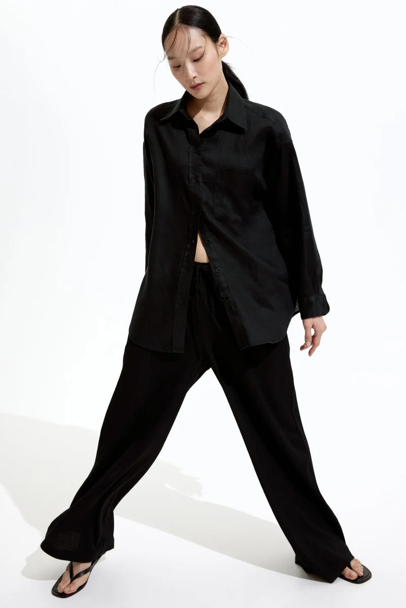 H&M Wide pull-on trousers