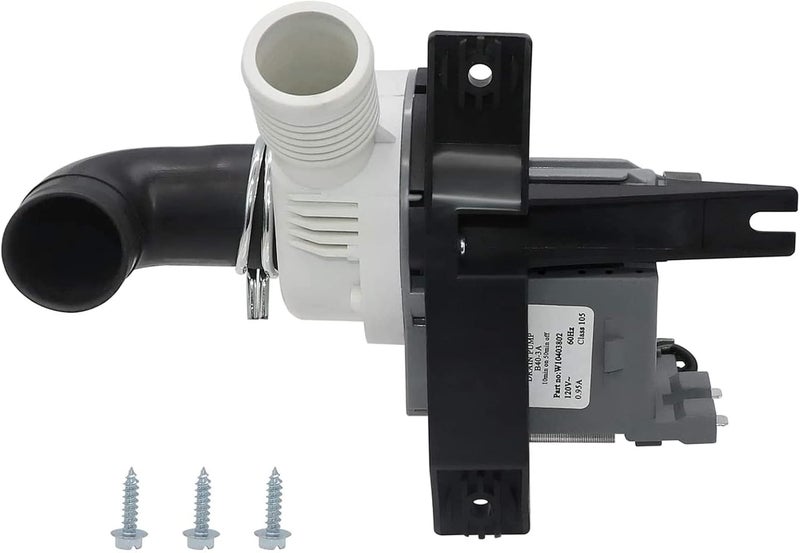 Beaquicy W10409079 Washer Drain Pump Replacement for Whirl-pool May-tag Ken-more Washing Machine Replaces WPW10409079 AP6021043 PS11754363 EAP11754363 2118648 - Image 1