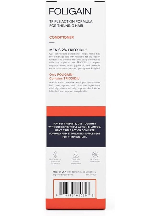 Foligain Stimulating Conditioner For Thinning Hair - Men 236ml - Image 2