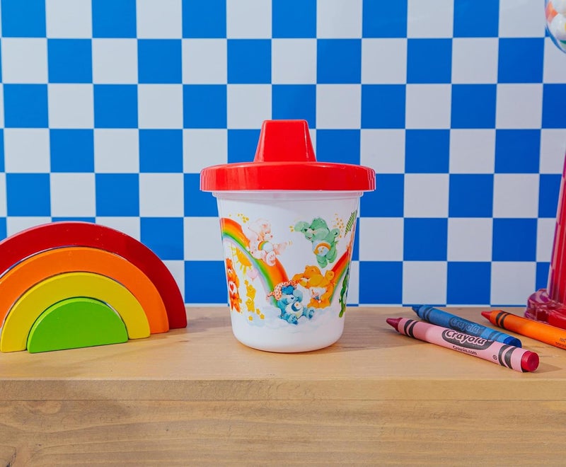 Gamago Care Bears Baby Sippy Cup  Adorably Cute Learner Sippy Cup for Babies Toddlers  Kids  6 Months Old  Holds 7 Ounces  BPAFree  FoodSafe  Spill Proof  Easy to Clean - Image 2