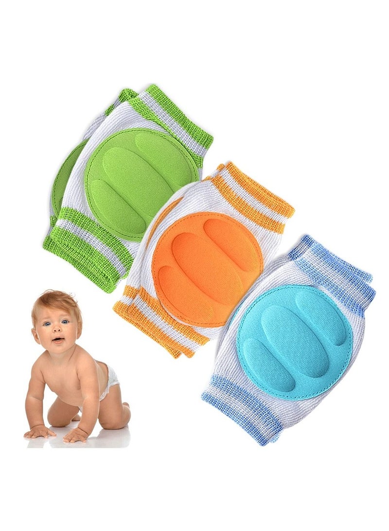 SOSEKO Baby Knee Pads for Crawling 3 Pairs - Image 1