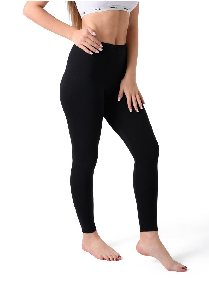 Milk Cotton Leggings Pants for Women  - Image 3