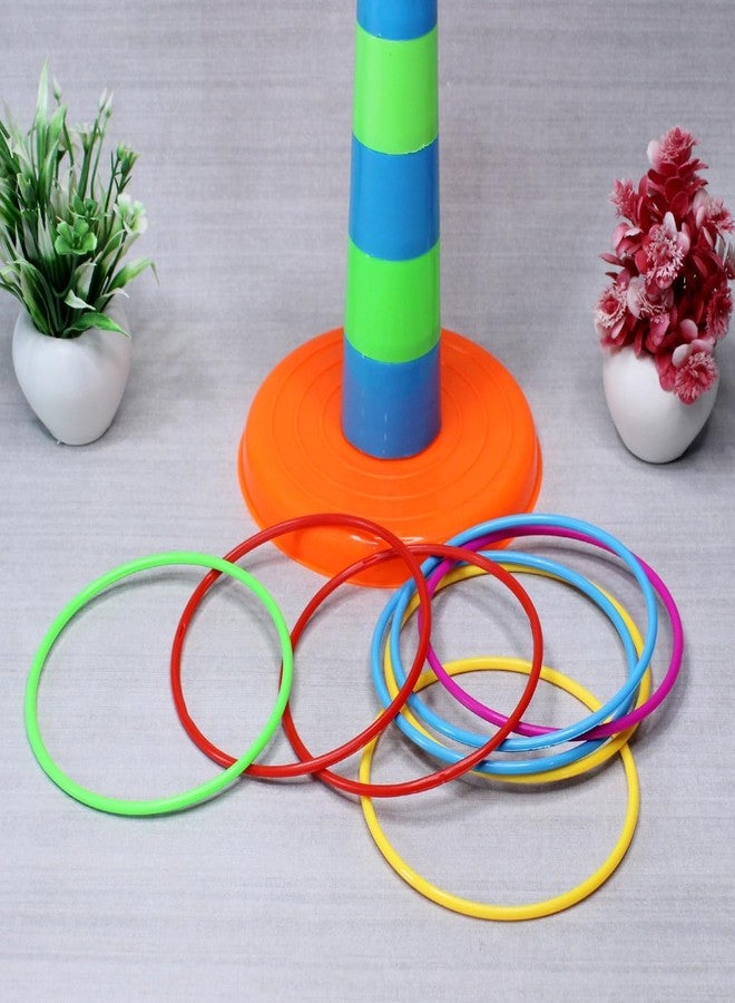 غلان لعبة رمي الحلقات للأطفال من GLAN، هدية مثالية لحفلات أعياد الميلاد، عبوة متعددة الألوان (لعبة رمي الحلقات) - Image 3