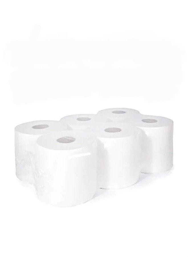 كليني جيني مناديل ورقية فاخرة ماكسي رول منقوشة طبقتين 1 كجم عبوة من 6 قطع - Image 1