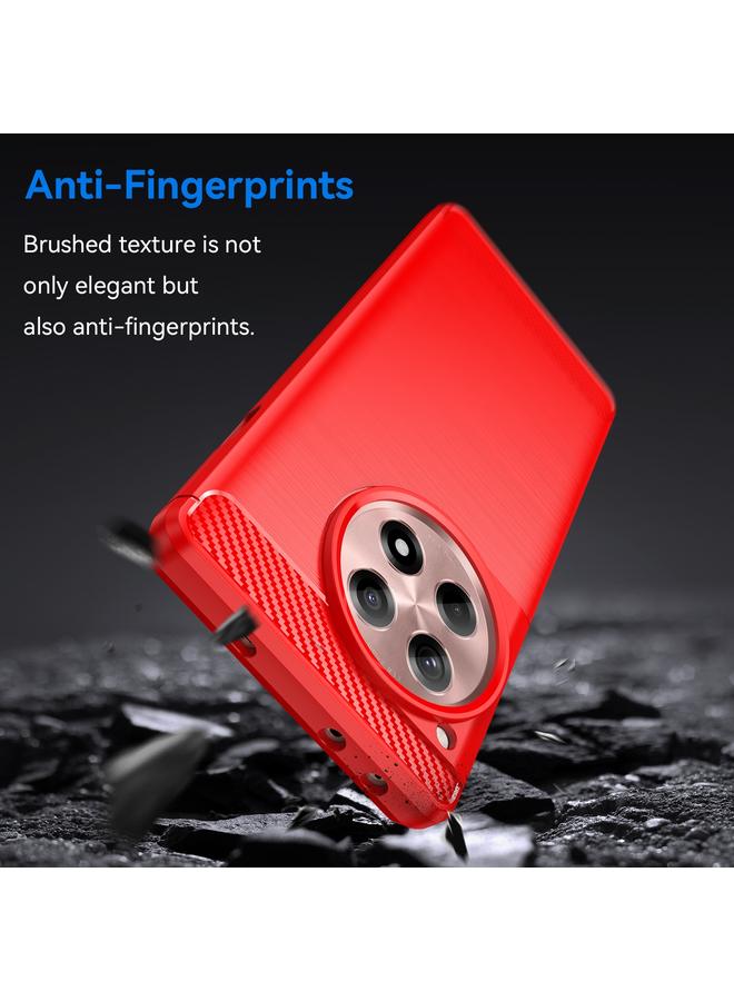 S-TOP Case For OnePlus Ace 3 5G Brushed Texture Carbon Fiber TPU Phone Case - Image 3