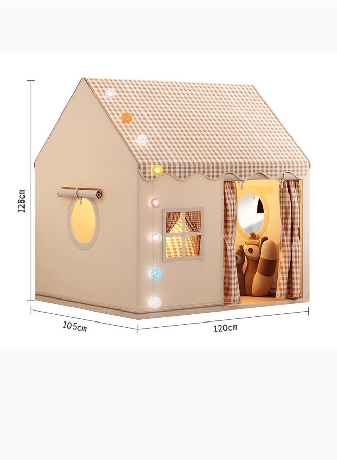 Aissiora Children's play tent house Children's indoor tent Tent dollhouse Castle small house tent Princess Castle Game Tent Suitable for outdoor and indoor play tents - Image 2