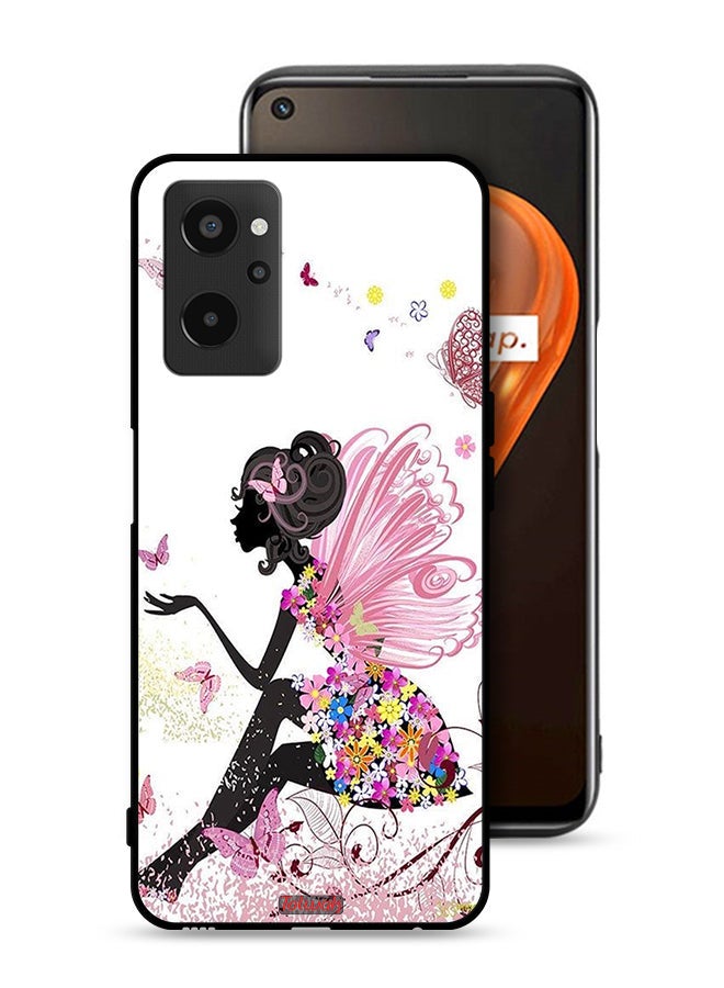 Tolwak Realme 9i 4G Protective Case Cover Butterfly Girl Artwork - Image 1