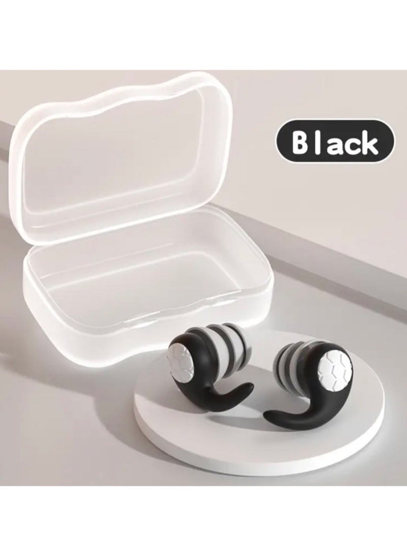 كلين ويف زوج واحد من سدادات الأذن المصنوعة من السيليكون القابلة لإعادة الاستخدام – حماية فائقة النعومة ومقاومة للماء وتقليل الضوضاء للأذن للسباحة والنوم والغوص وركوب الأمواج والسفر والاستخدام اليومي - Image 2