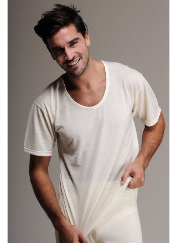 Men's 100% Wool Thermal Short Sleeve Undershirt Undershirt - pzsku/Z961B6AB8C48A7F1EFAA3Z/45/_/1730563961/ede979f3-e462-4391-b7a4-d2b88c1ceba6