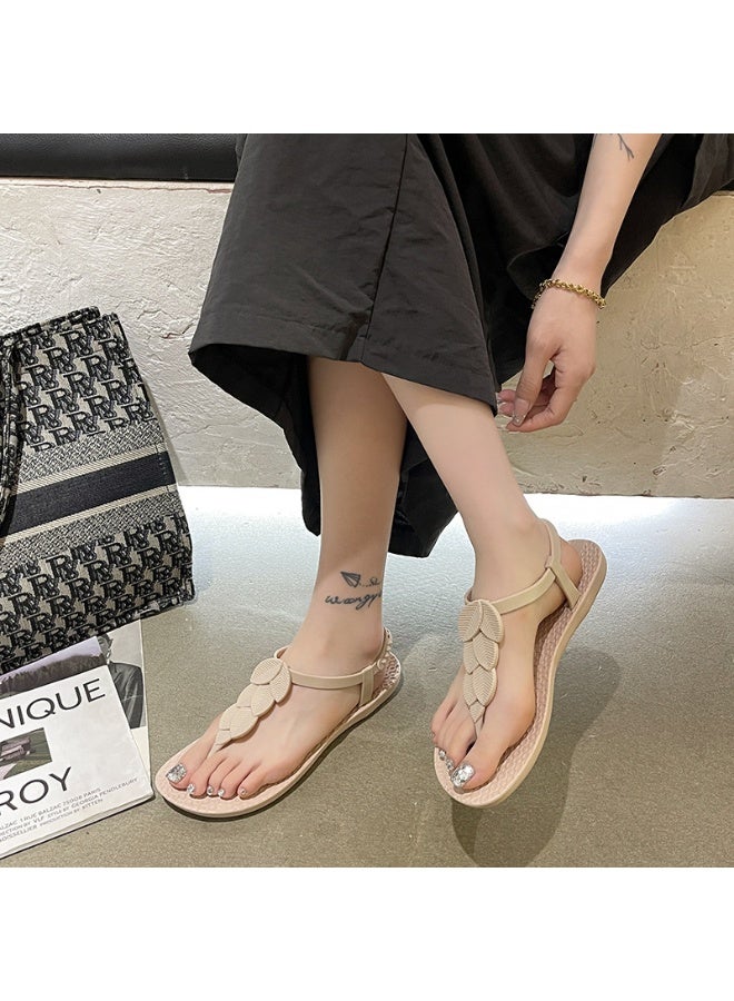 NIBEMINENT Summer The  Ladies Flip-Flops for Leisure Holiday Beach Toe-Clip  Slippers for Women Designer Shoes Slippers  - Image 2
