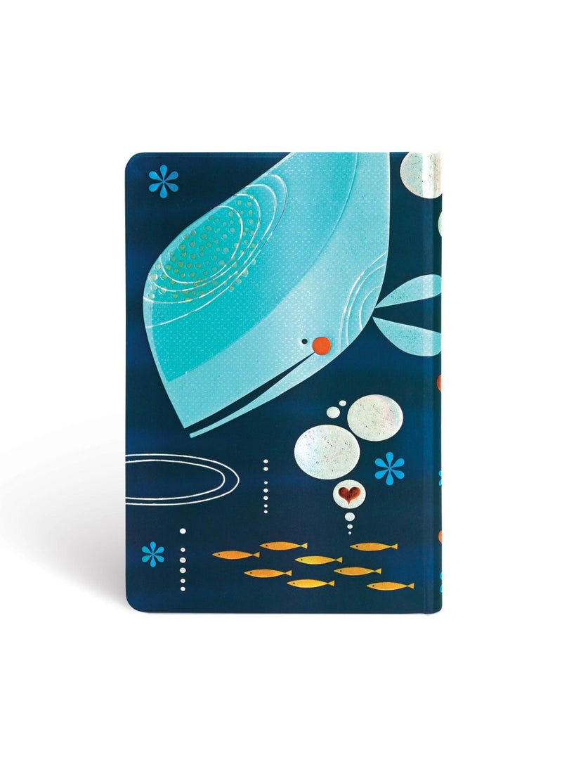 Paperblanks Whale And Friend Tracy Walker’s Animal Friends Mini Lined Elastic Band 176pages 85gsm Notebook - Image 3