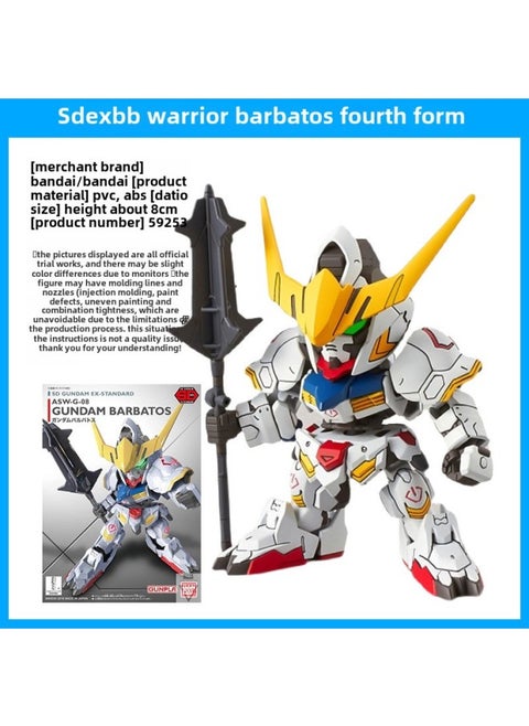 Genuine Goods Wandai Assembled Gundam Model SDEX BB Warrior Yuanzu Unicorn Forced Attack Free Destiny Death Q Version-Color:Baratos Fourth Form 59253