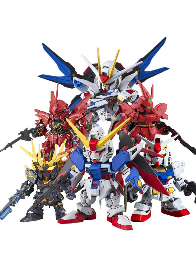 null - Genuine Goods Wandai Assembled Gundam Model SDEX BB Warrior Yuanzu Unicorn Forced Attack Free Destiny Death Q Version-Color:Baratos Fourth Form 59253 - Image 1