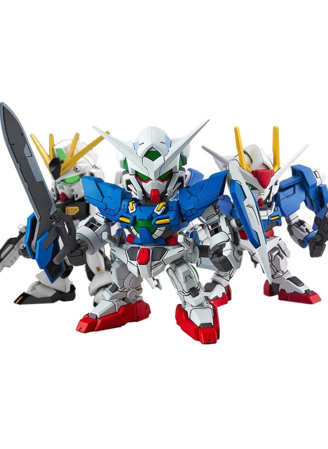null - Genuine Goods Wandai Assembled Gundam Model SDEX BB Warrior Yuanzu Unicorn Forced Attack Free Destiny Death Q Version-Color:Baratos Fourth Form 59253 - Image 1