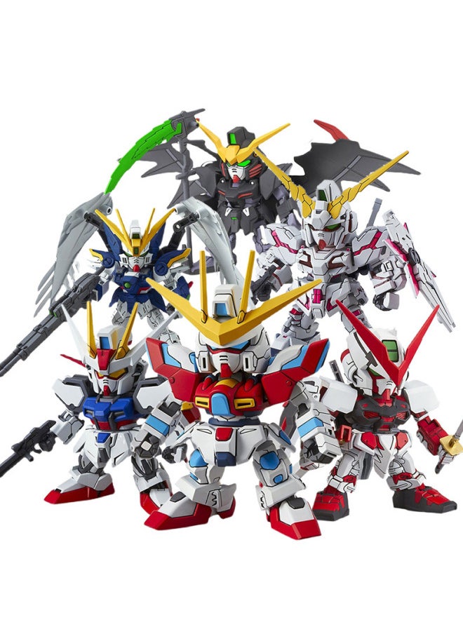 null - Genuine Goods Wandai Assembled Gundam Model SDEX BB Warrior Yuanzu Unicorn Forced Attack Free Destiny Death Q Version-Color:Baratos Fourth Form 59253 - Image 1