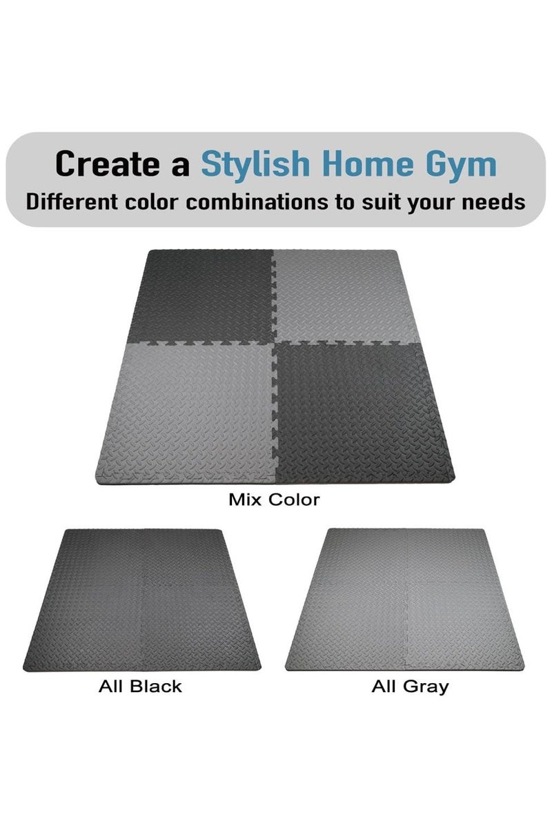 كوماندو ارضية تمارين اسفنجية بمساحة 4 متر مربع وسماكة 2 ملم لصالة التمارين وصالات الألعاب - Image 2