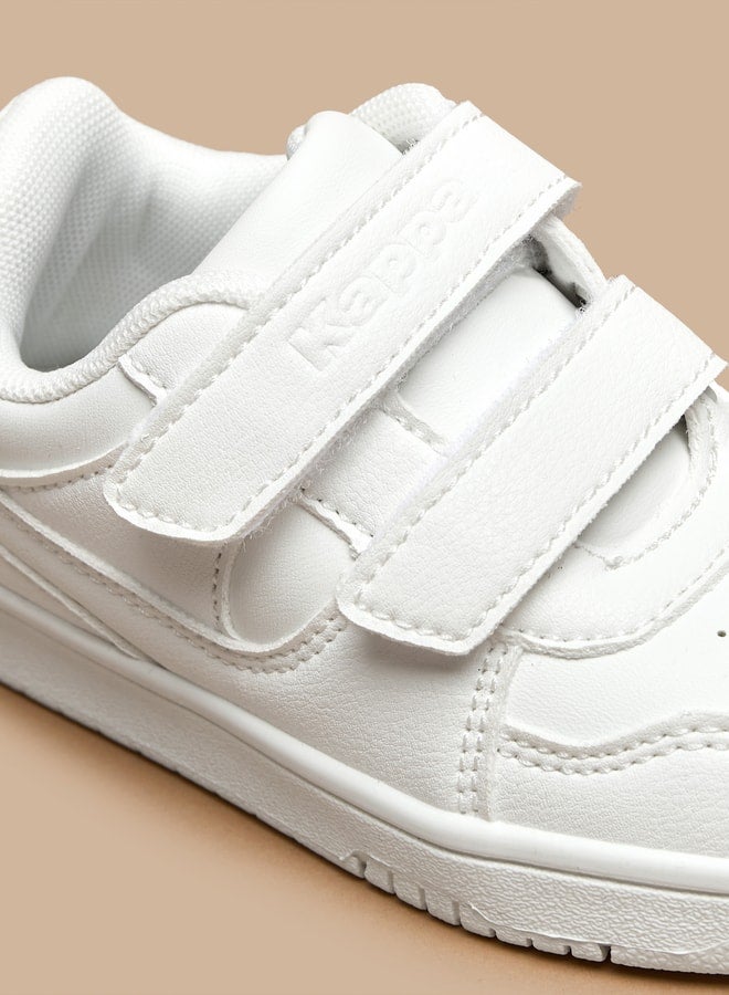 Kappa Boys' Panelled School Shoes with Hook and Loop Closure  - Image 5