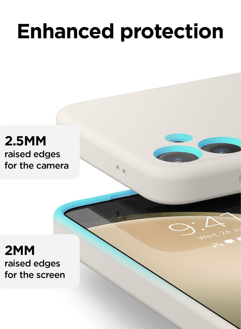 Elago Silicone for Samsung Galaxy S24 Plus Case Cover - Stone - Image 5