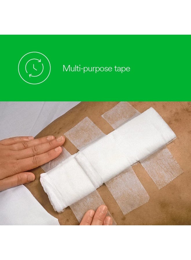 Micropore شريط جراحي ميكروبور من 3M™ 1530-1، 1 بوصة × 10 ياردة (2.5 سم × 9.1 م)، 12 لفة/كرتون - Image 2