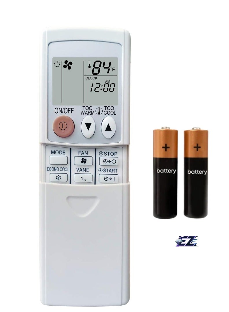 ELTRAZONE Replacement Remote Control for Mitsubishi Electric Mr. Slim Air Conditioner KM09F – Includes Battery - Image 1
