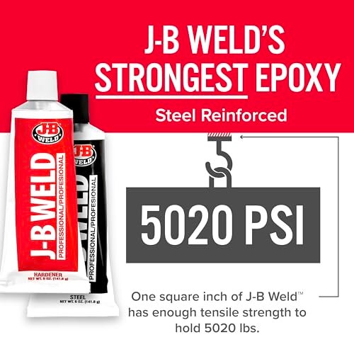 J-B Weld 8281 Professional Size Steel Reinforced Epoxy Twin Pack - 10 oz - Image 2