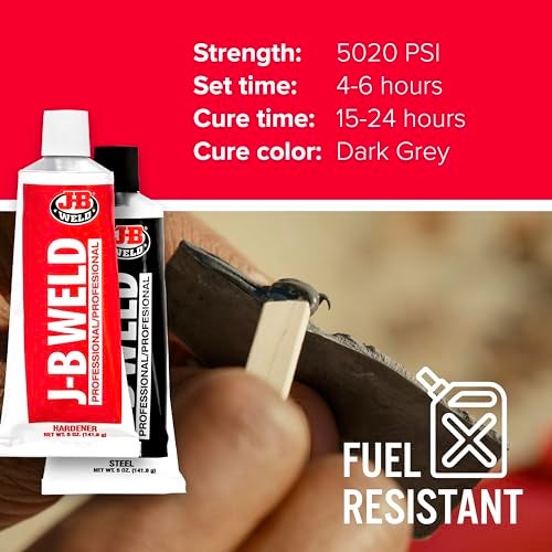 J-B Weld 8281 Professional Size Steel Reinforced Epoxy Twin Pack - 10 oz - Image 5
