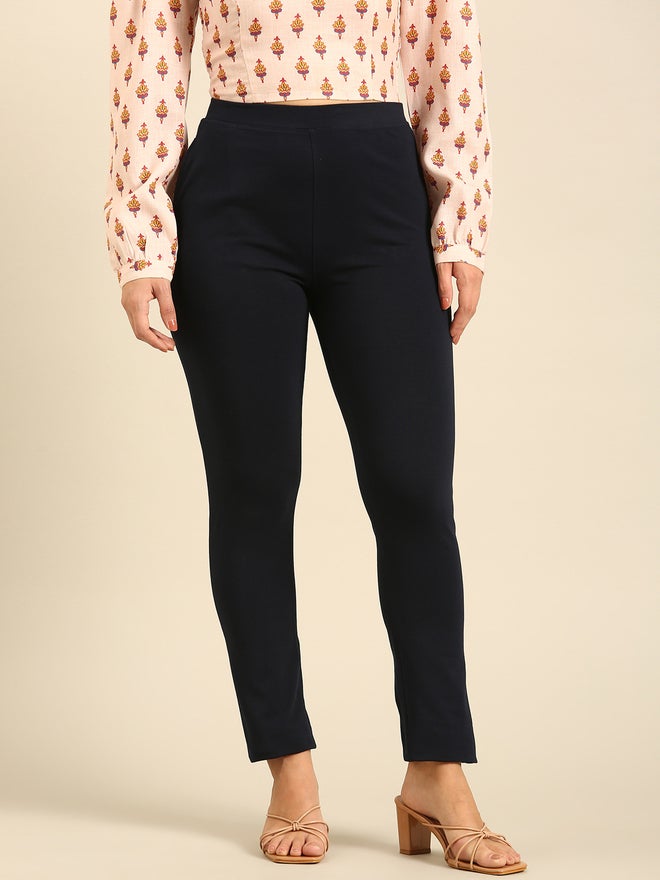 De Moza De Moza Women Knit Cotton Kurti Pant - Image 2